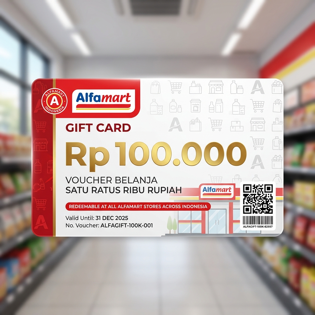 Voucher Alfamart Rp100.000
